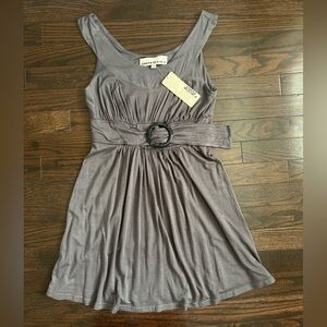 Costa Blanca 2000’s Mini Ruched Buckle Dress